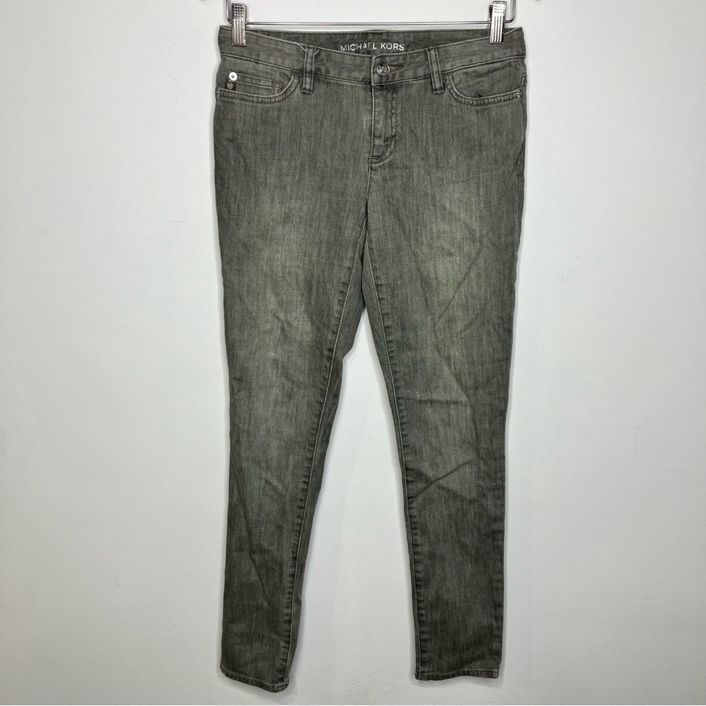 Michael Kors gray skinny jeans size 2